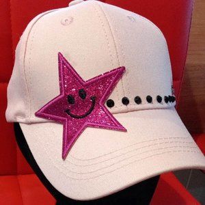 Dani'z Hatz.  Pure cotton, and washed cotton Pink baseball hat with buckle.